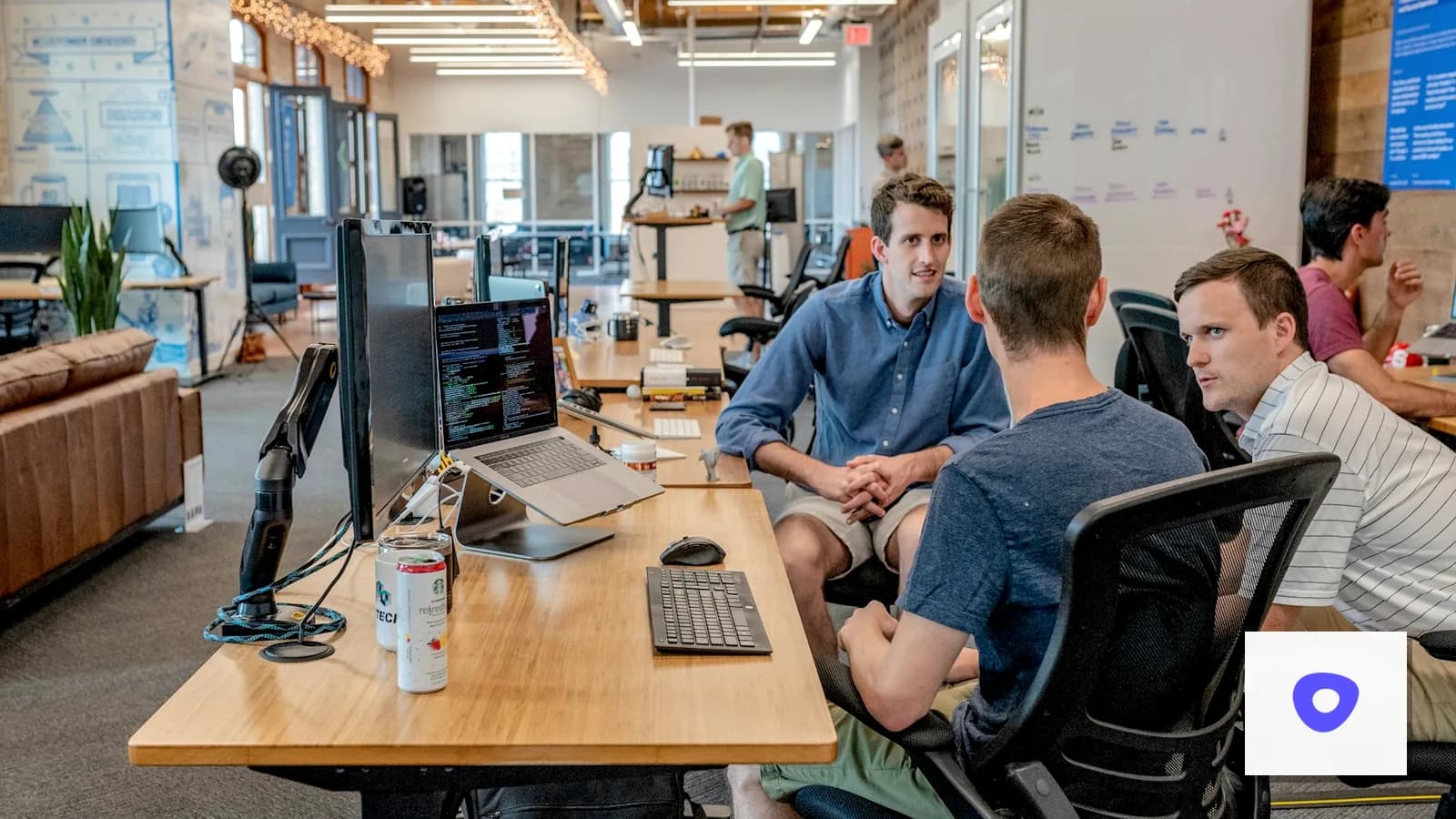 Sales operations team running an approval gate before an AI-assisted CRM write with the official Outreach logo overlay.