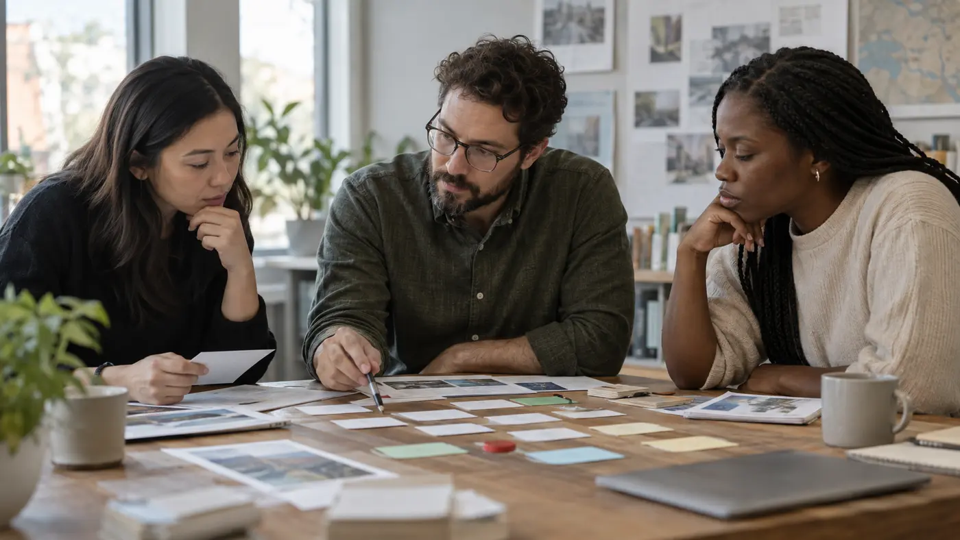 Revenue operations colleagues mapping field authority before an AI agent can change customer data.