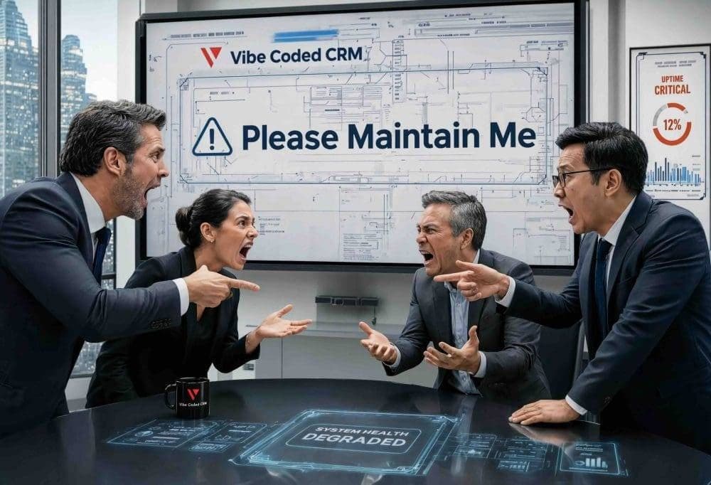 Source image from SaaStr for 5 Simple Reasons We Won’t All Vibe Code Our Own HubSpot or Salesforce