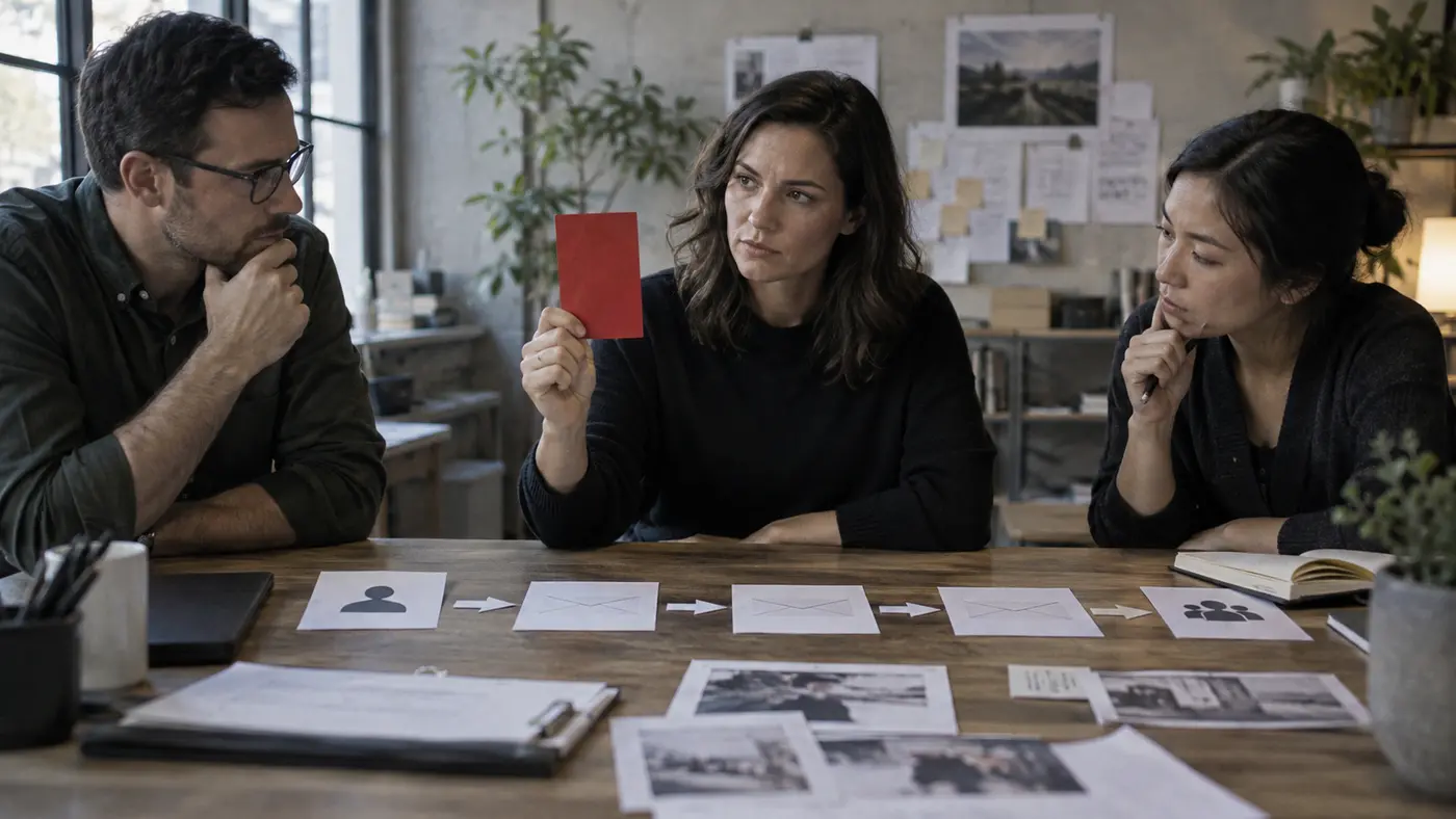 Lifecycle marketing team stopping an automated action at a customer-preference boundary.